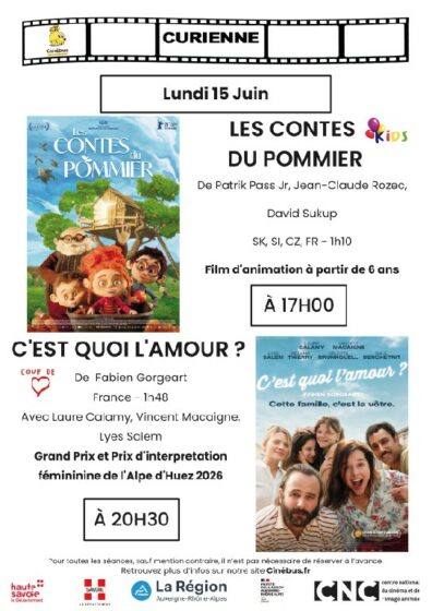 Cinébus séances du mois de juin