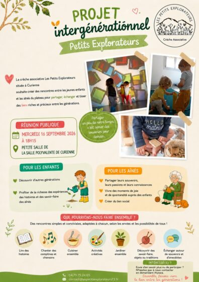 Projet intergénérationnel Les Petits Explorateurs