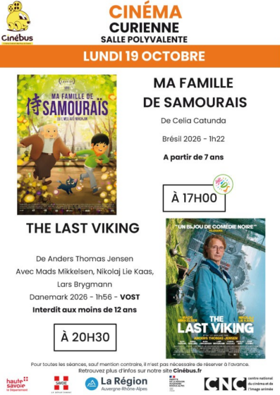 Cinébus séances du mois d&rsquo;octobre